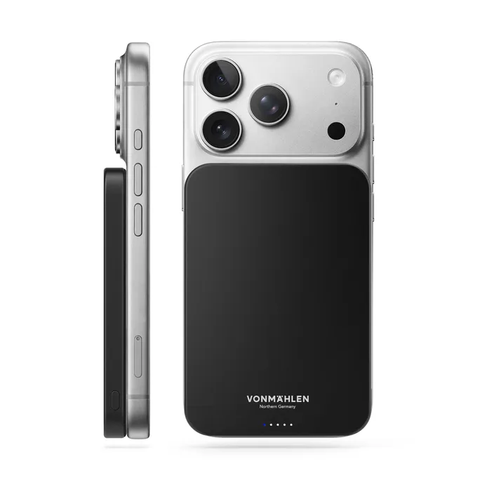 Vonmählen Evergreen Mag Magnetische Powerbank 5000 mAh Schwarz