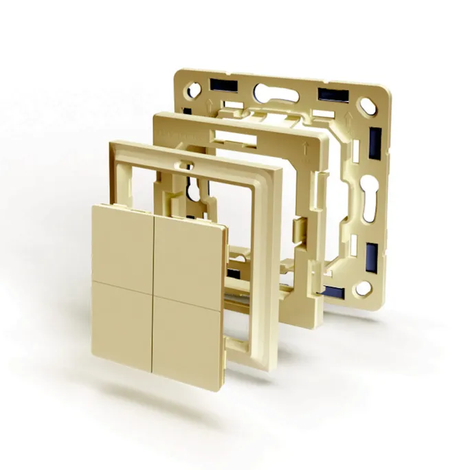 Shelly BLU Wall Switch 4 Adapter Gira & Merten