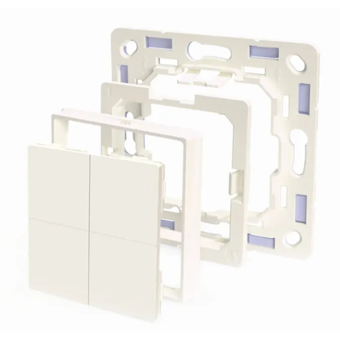 Shelly BLU Wall Switch 4 Adapter Legrand & Shelly