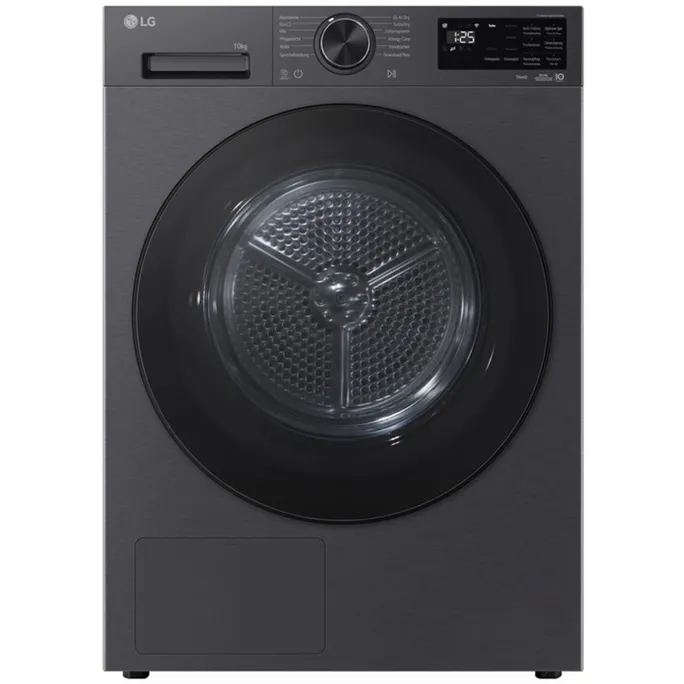 LG RT80X7B Trockner mit Dual Inverter Wärmepumpentechnologie schwarz 8 kg