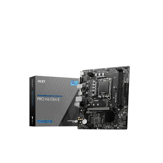 MSI Pro H610M-E Micro-ATX Mainboard - Sockel 1700