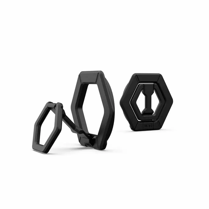 UAG Urban Armor Gear Magnetic Ring Stand Halterung/Haltering mit Standfunktion für MagSafe und UAG Cases mit eingebautem Magnet schwarz