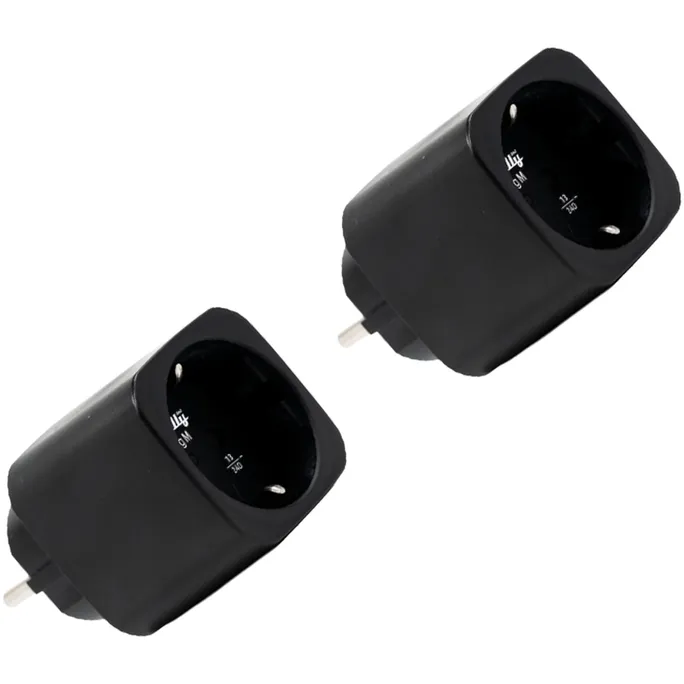 Shelly Plug M Gen3 Black Smarter Zwischenstecker WLAN/BT 2er Set schwarz