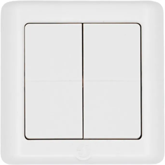 Shelly Blu Wall Switch 4 ZB DK Wandtaster 4-fach Bluetooth Zigbee 16 Aktionen weiß