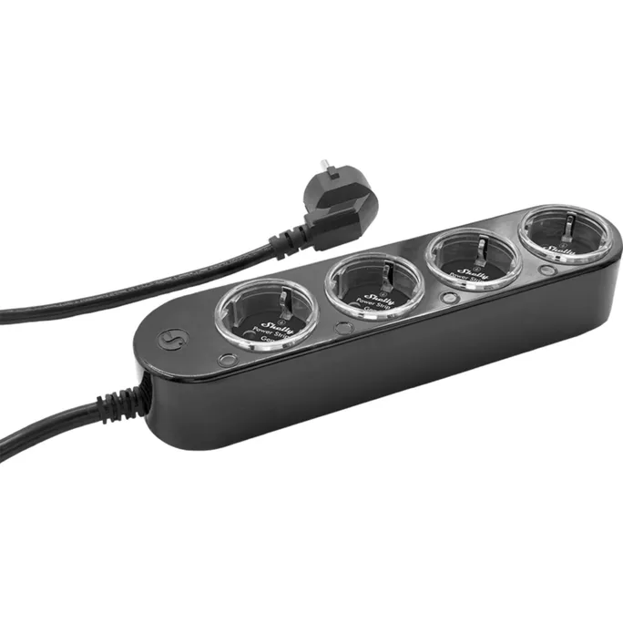 Shelly Power Strip 4 Gen4 Smarte Steckdosenleiste WLAN Zigbee Matter BT schwarz