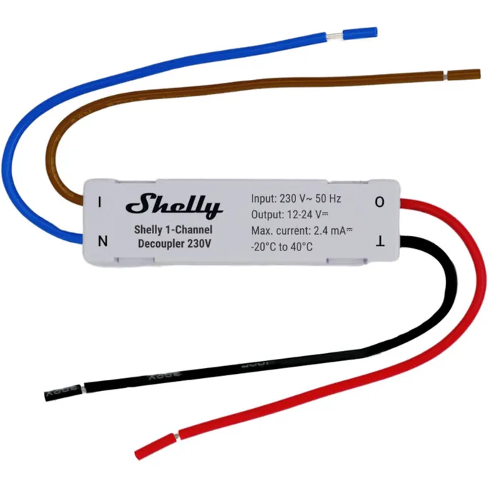 Shelly 1-Channel Decoupler 230V