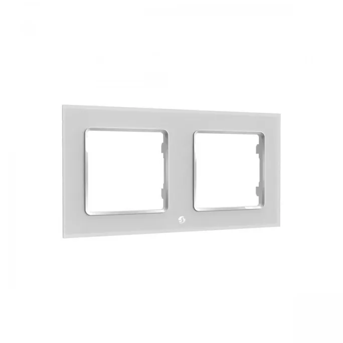 Shelly Wall Frame 2 Wandtaster Rahmen 2-fach weiß