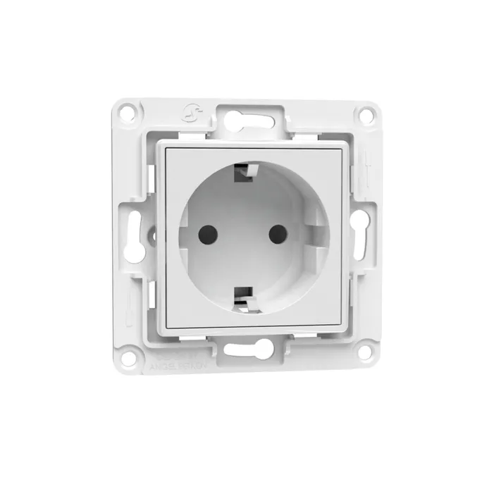 Shelly Wall Socket EU Wandsteckdose weiß