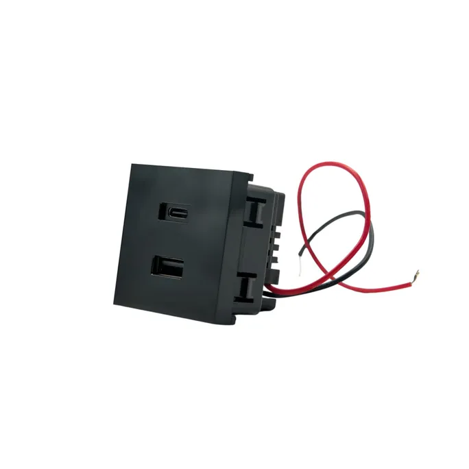 Shelly USB-Charger schwarz für Shelly Wall Display