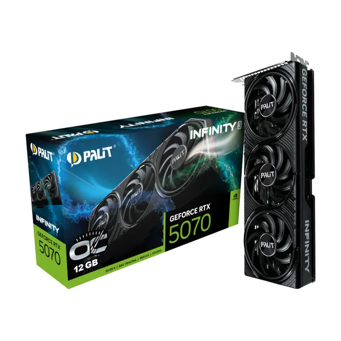 PALIT GeForce RTX 5070 Infinity 3 OC 12GB Grafikkarte HDMI/DP