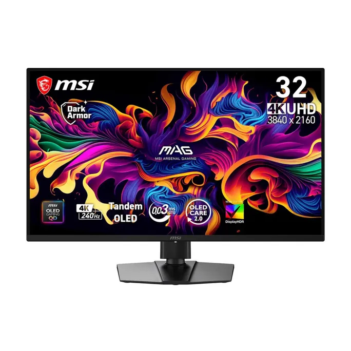 MSI MAG 321UPDE X24 31.5 Zoll 4K (UHD) QD-OLED Gaming Monitor 240Hz 16:9 DP/HDMI/USB-C