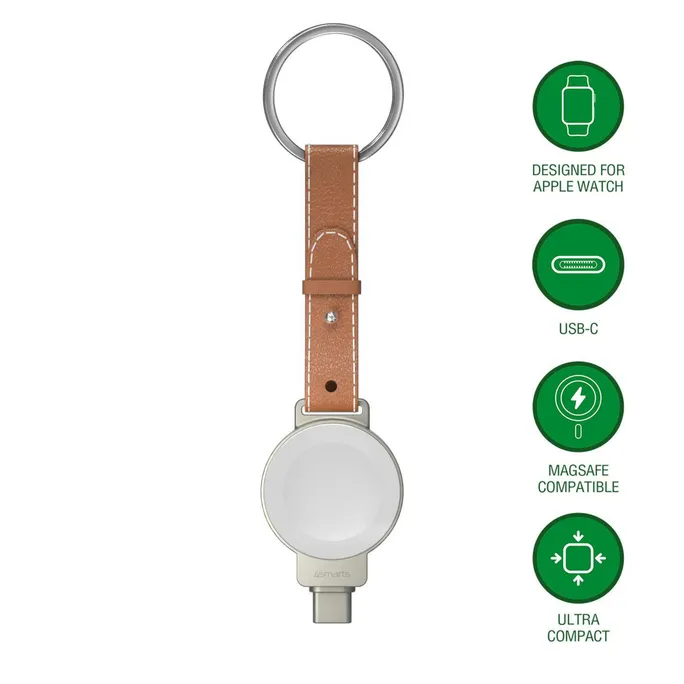 4smarts Wireless Charger für Apple Watch silber