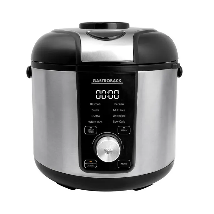 Gastroback 42519 Reiskocher RiceControl low carb & steam 3 L