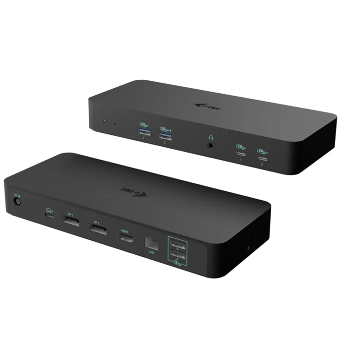 i-tec USB-C Dockingstation, 3-fach Display, 4x USB-A, 2x USB-C, 2x DP, 1x HDMI, Gbit-LAN