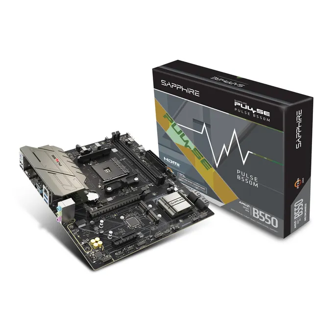 SAPPHIRE PULSE B550M mATX Mainboard DP/HDMI/M.2