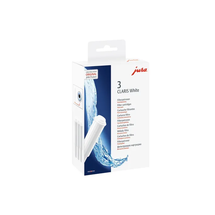 JURA CLARIS White - Filterpatrone für IMPRESSA und SUBITO-Linie, 3 Stk.