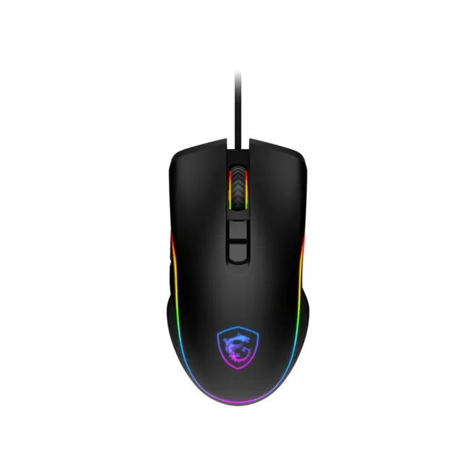 MSI FORGE GM300 Schwarz Gaming-Maus, kabelgebunden, USB-A, 7200 DPI