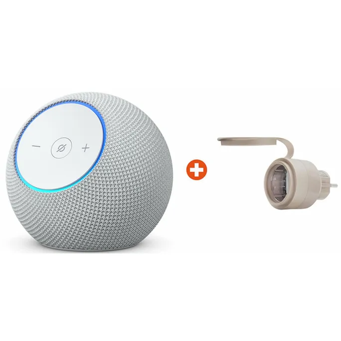 Bundle: Amazon Echo Dot Max (2025) WLAN- und Bluetooth-Lautsprecher mit Alexa weiß + Shelly Plug & Play Outdoor Plug S Gen3 Z