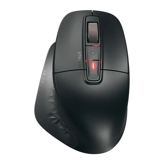 Cherry STREAM Ultimate Bluetooth-Maus Schwarz, kabellos, USB-C, 2.4 Ghz Empfänger, 6000 DPI