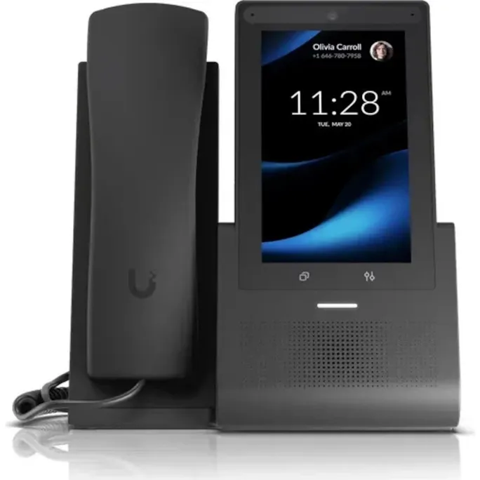 Ubiquiti UniFi Phone G3 Touch Pro PoE 2 x GbE WiFi Bluetooth UniFi Talk UTP-G3-Touch-Pro schwarz