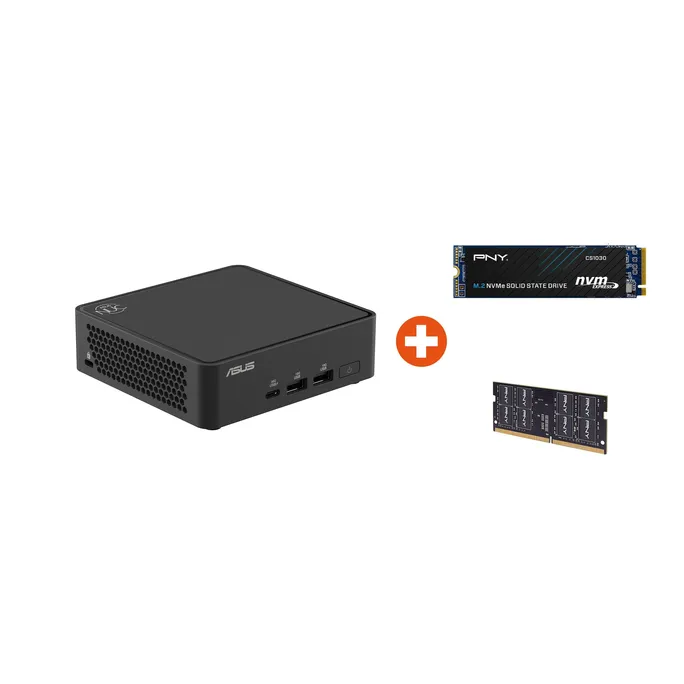Asus Entry NUC Bundle: ASUS NUC 15 Pro Cyber Canyon RNUC15CRKI300002 Core 3 100U Bundle + 8GB RAM + 500GB SSD