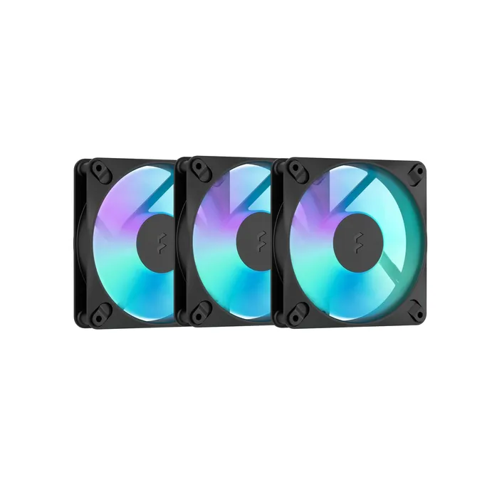 Fractal Design Dynamic 3 RGB 120mm Gehäuselüfter schwarz 3er Pack