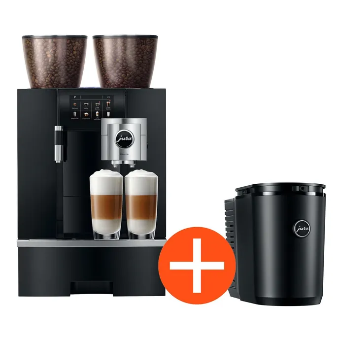JURA GIGA X8c (EB) Komplettpaket inkl. Cool Control 2,5 l (Art. 24246), Festwasseranschluss, professioneller Beratung, fachgerechter Aufstellung und persönlicher Einweisung
