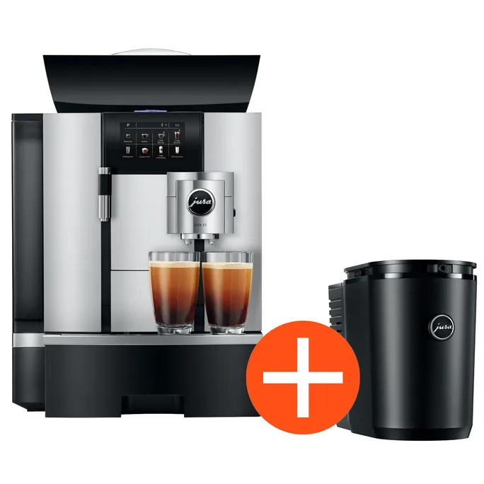 JURA GASTRO GIGA X3 Komplettpaket inkl. Cool Control 2,5 l (Art. 24246), Festwasseranschluss, professioneller Beratung, fachgerechter Aufstellung und persönlicher Einweisung
