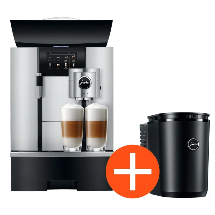 JURA GASTRO GIGA X3c Komplettpaket inkl. Cool Control 2,5 l (Art. 24246), Festwasseranschluss, professioneller Beratung, fachgerechter Aufstellung und persönlicher Einweisung