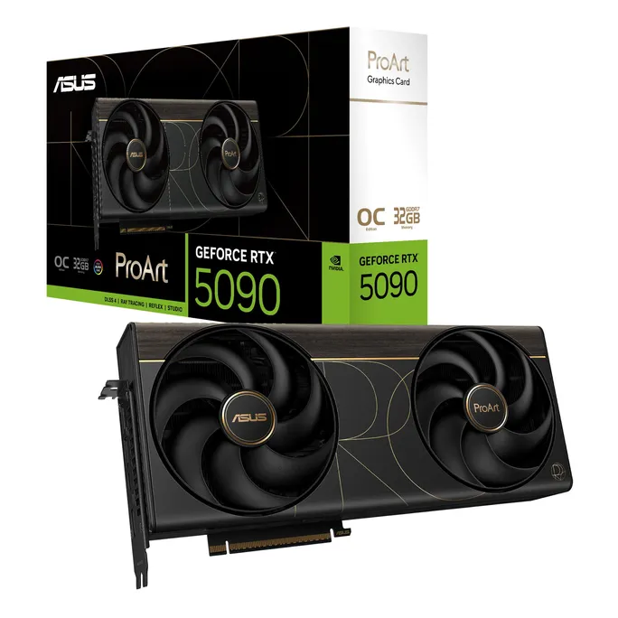 ASUS PROART GeForce RTX 5090 PROART-RTX5090-O32G Grafikkarte 32GB GDDR7, 1xHDMI, 2xDP, USB-C