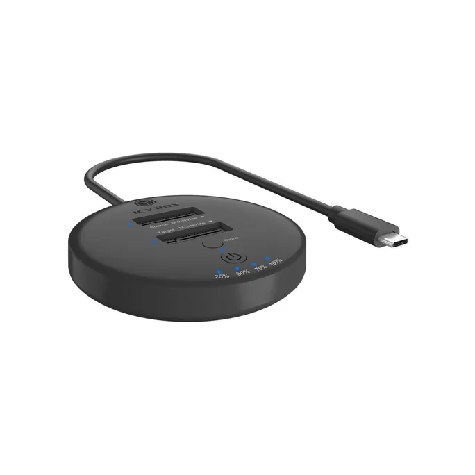 RaidSonic Icy Box IB-1612MCL-C31 Klonstation für 2x M.2 NVMe SSD/HDD