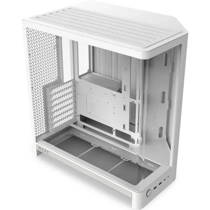 NZXT H6 2026 Mid-Tower Airflow Gaming Gehäuse Weiß Glasfenster