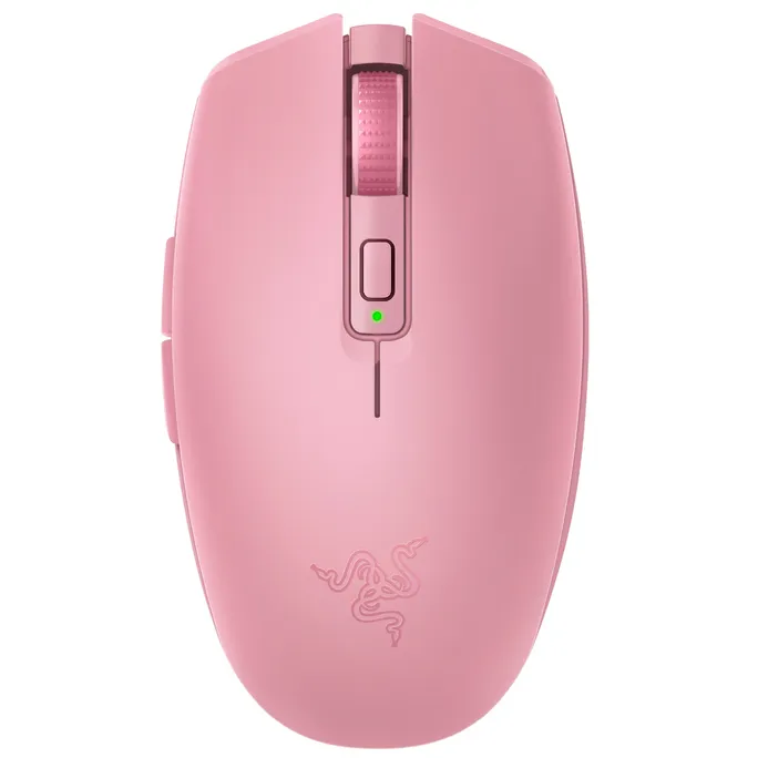 RAZER Orochi V2 HyperSpeed (2026) Gaming-Maus Quartz-/Rosa, kabellos, Bluetooth, 2.4 Ghz Empfänger, bis zu 1100 Stunden Batterielaufzeit