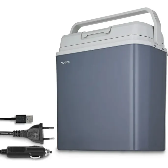 Medion MD13011 TC24 Kühlbox Kühl und Warm 20L Kapazität 5V USB, 12V -220-240V grau