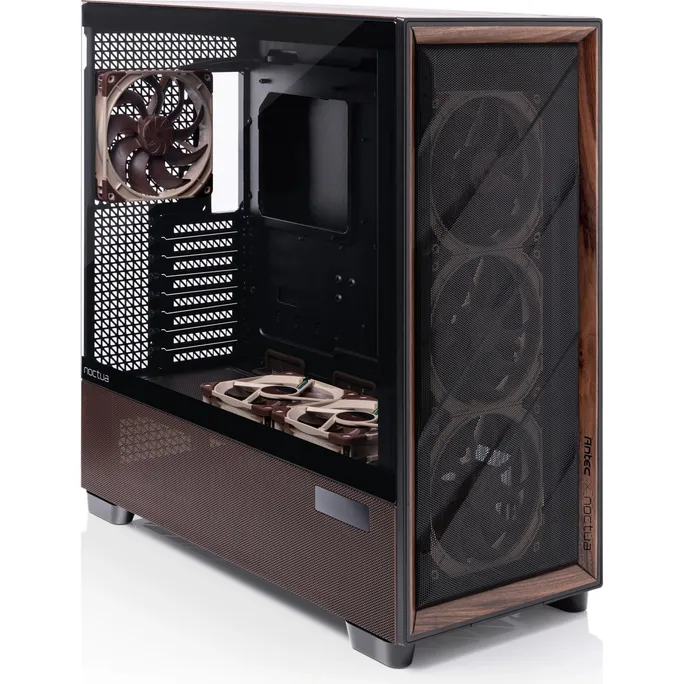 ANTEC Flux Pro Noctua Edition ATX-Gehäuse schwarz/braun, Glasfenster