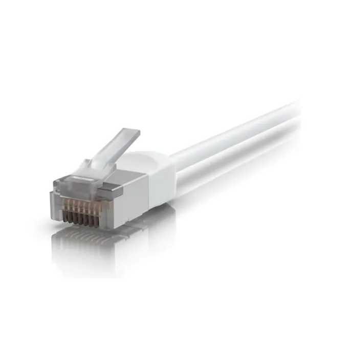 Ubiquiti UniFi Outdoor Patchkabel Cat6A 1 m Weiß – Geschirmtes RJ45 Ethernet-Kabel mit 10 Gbit/s, PoE++ und wetterfestem TPE-Mantel (UACC-Cable-Patch-Outdoor-C6A-1M-W)