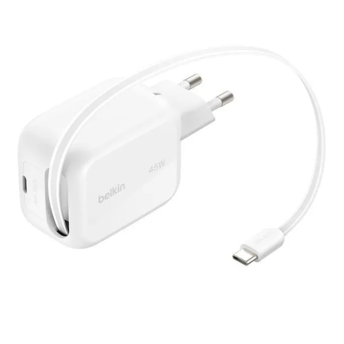 Belkin BoostCharge Pro 45W Dual GaN-Ladegerät weiß