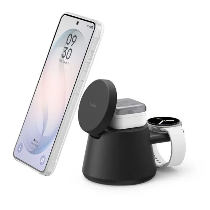Belkin UltraCharge 25 Watt Qi2 Modulare Ladestation schwarz