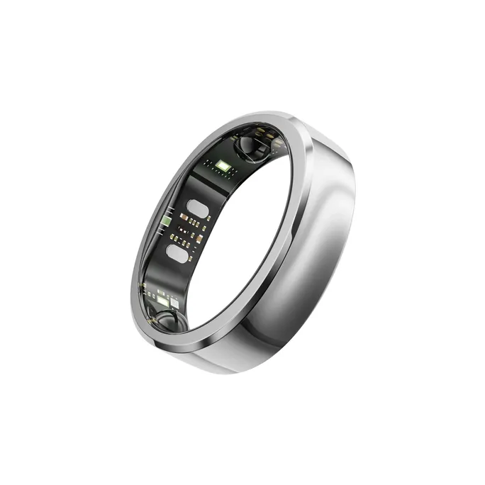 RingConn Smart Ring Gen3 für Frauen und Männer - poliertes Silber Größe 8