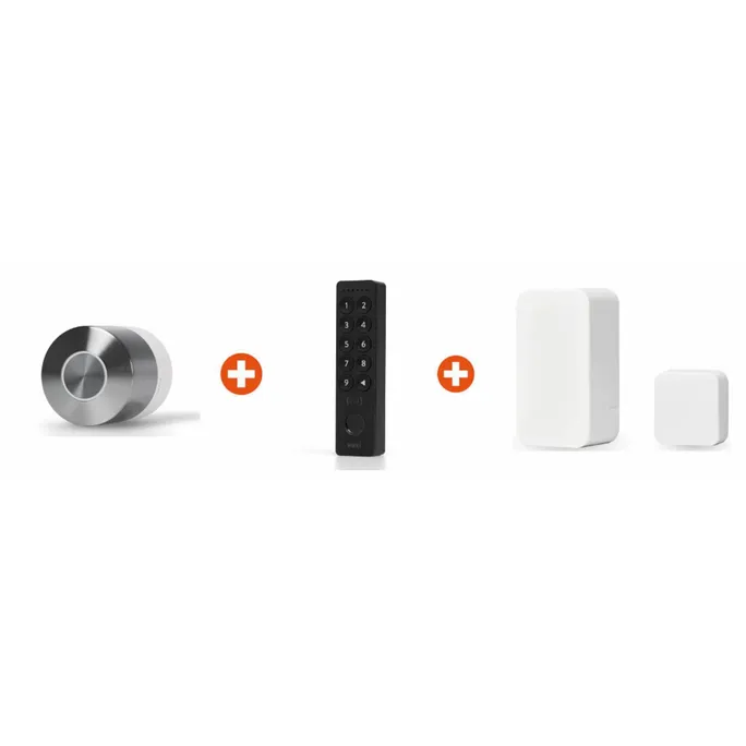 Bundle: Nuki Smart Lock Pro (221147) + Nuki Keypad 2 NFC (221197) + Nuki Door Sensor (220648)