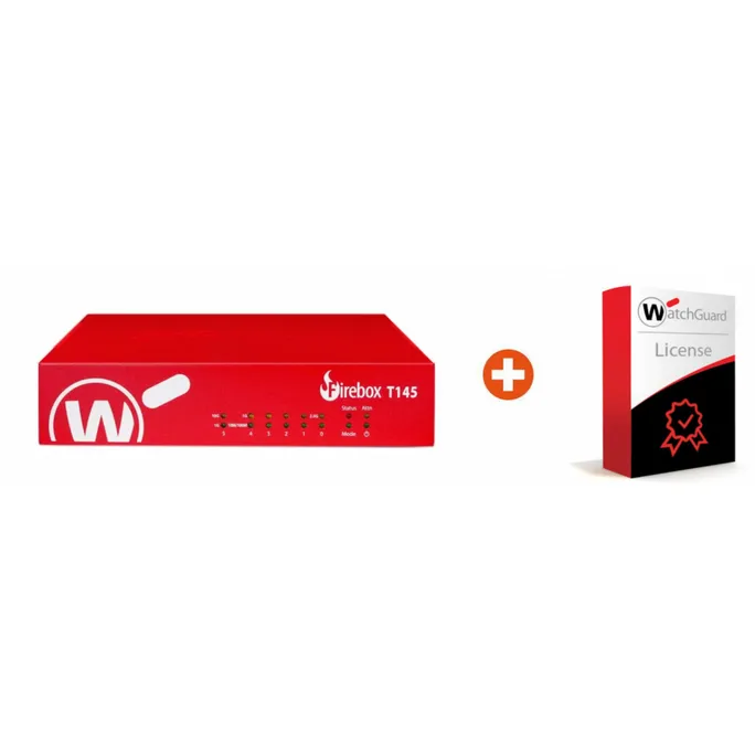 Bundle: Watchguard Firebox T145 + Basic Security Suite Lizenz, 3 Jahre