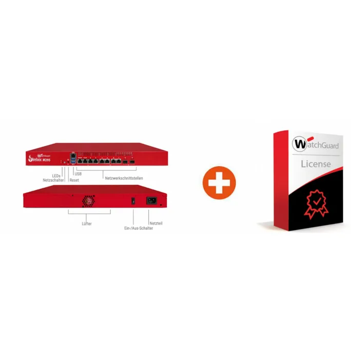 Bundle: Watchguard Firebox M295 + Total Security Lizenz, 1 Jahr