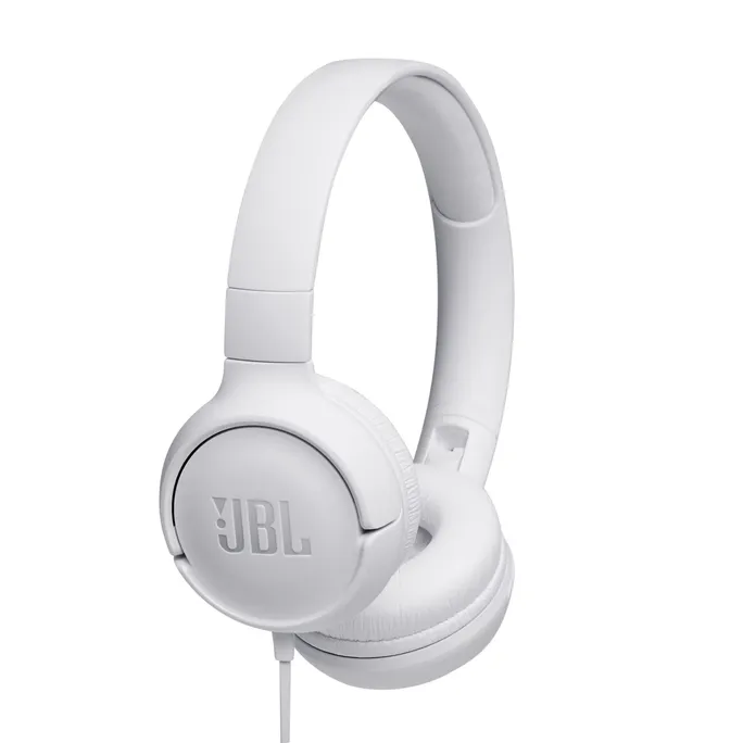 JBL TUNE 500 weiß - Kabelgebundener On-Ear-Kopfhörer Mikrofon