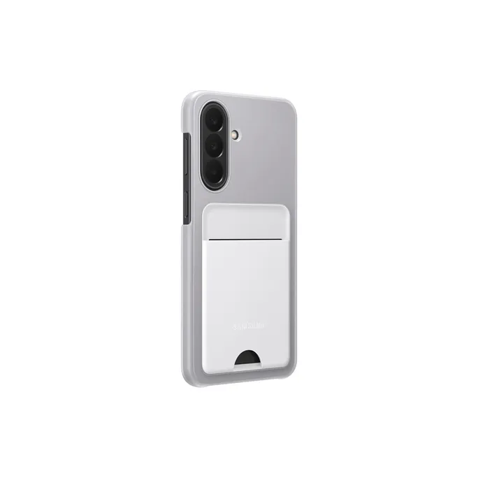 Samsung Card Slot Case für Galaxy A27, Light Gray, Schutzhülle mit Kartenfach