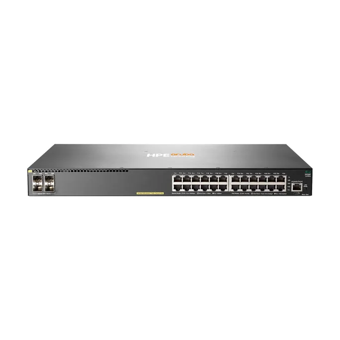 HPE Aruba Networking 2930F 24G PoE+ 4SFP+ Switch managed