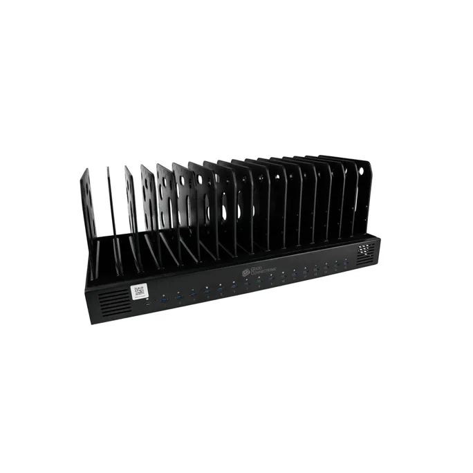 GC USB-Desktop-Schnellladestation 1000W, 16-Port (16x USB-C), PD 3.0, PPS, QC 5, schwarz