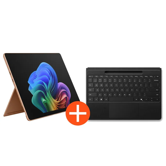 Microsoft Surface Pro 13" (12. Edition) Touch Dune Snapdragon X2 Plus 16GB/512GB SSD Win11 EP2-73307 inkl. MS Pro Flex Keyboard schwarz