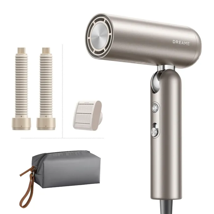 Dreame Hair Pocket Neo 2 Hochgeschwindigkeits Haartrockner Titanium gold