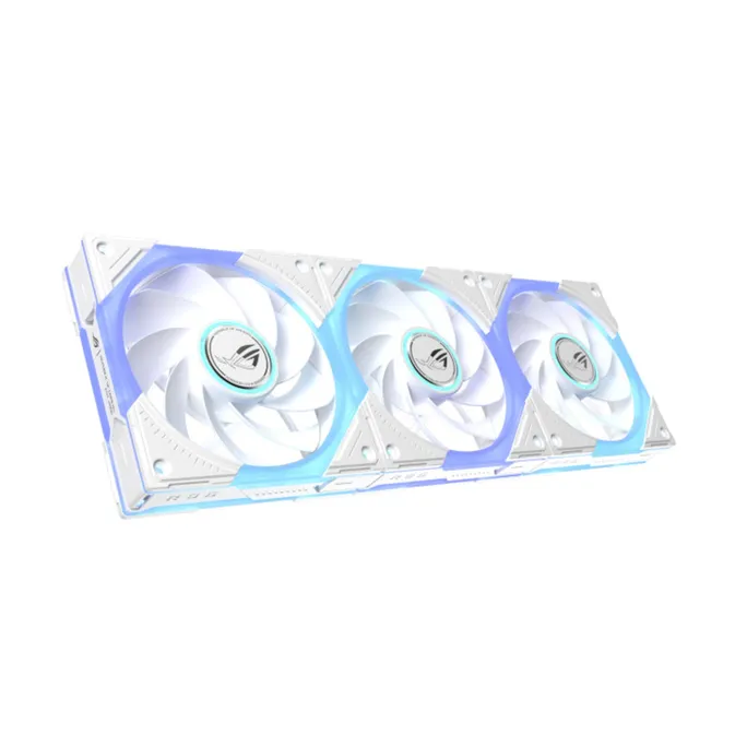 ASUS ROG Eurux GR120 ARGB Reverse Fan White Edition, 120mm, Triple-Pack