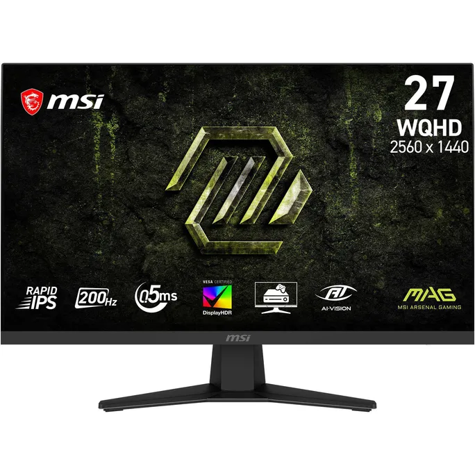 MSI MAG 274QFDE E20 27 Zoll QHD Rapid IPS Gaming Monitor 200 Hz 16:9 DP/HDMI